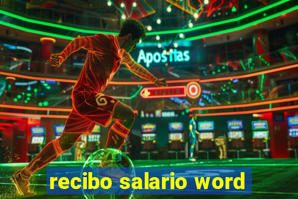 recibo salario word